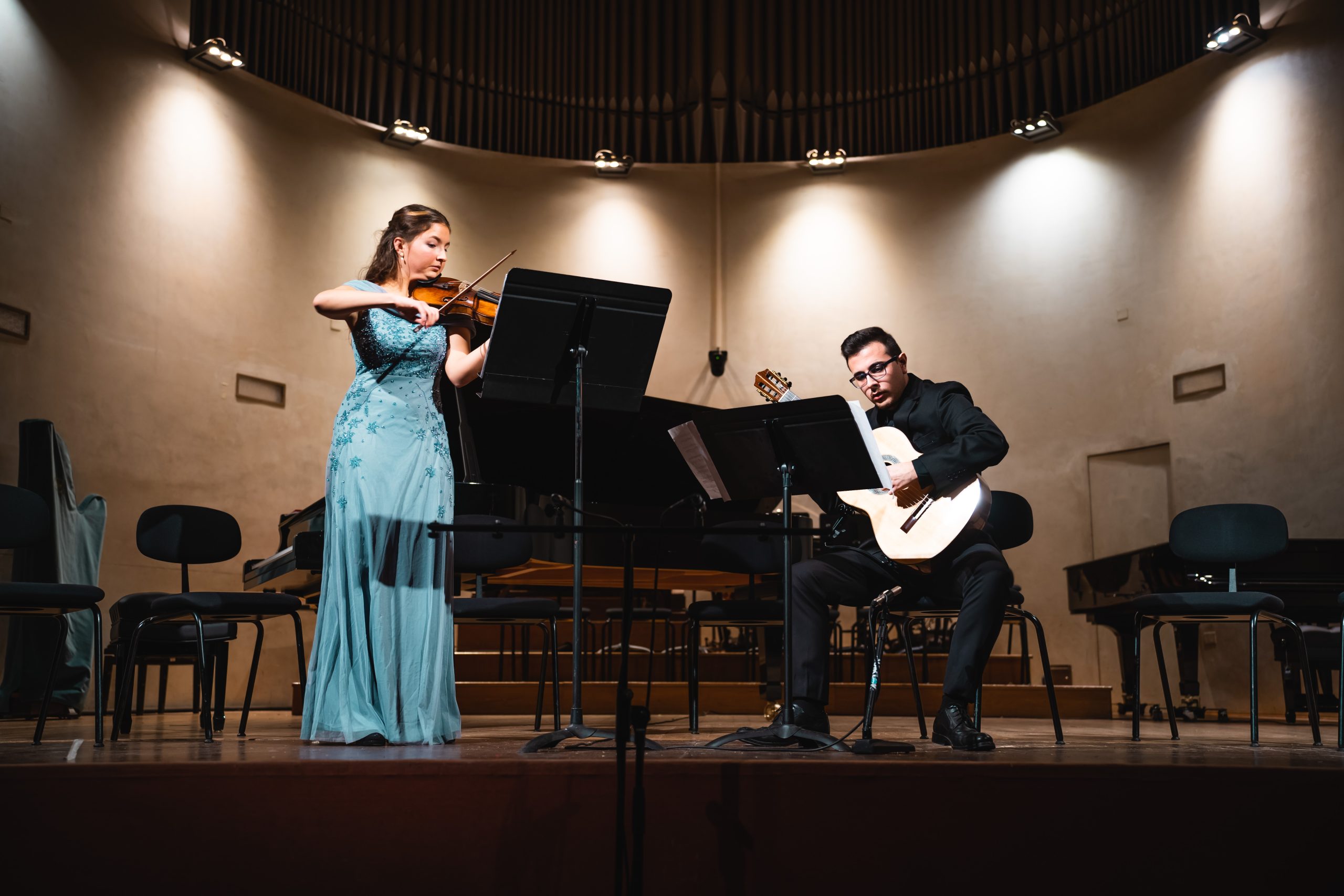 Foto durante l'evento "Musica e Memoria tra Italia e Germania" ISIA e Conservatorio