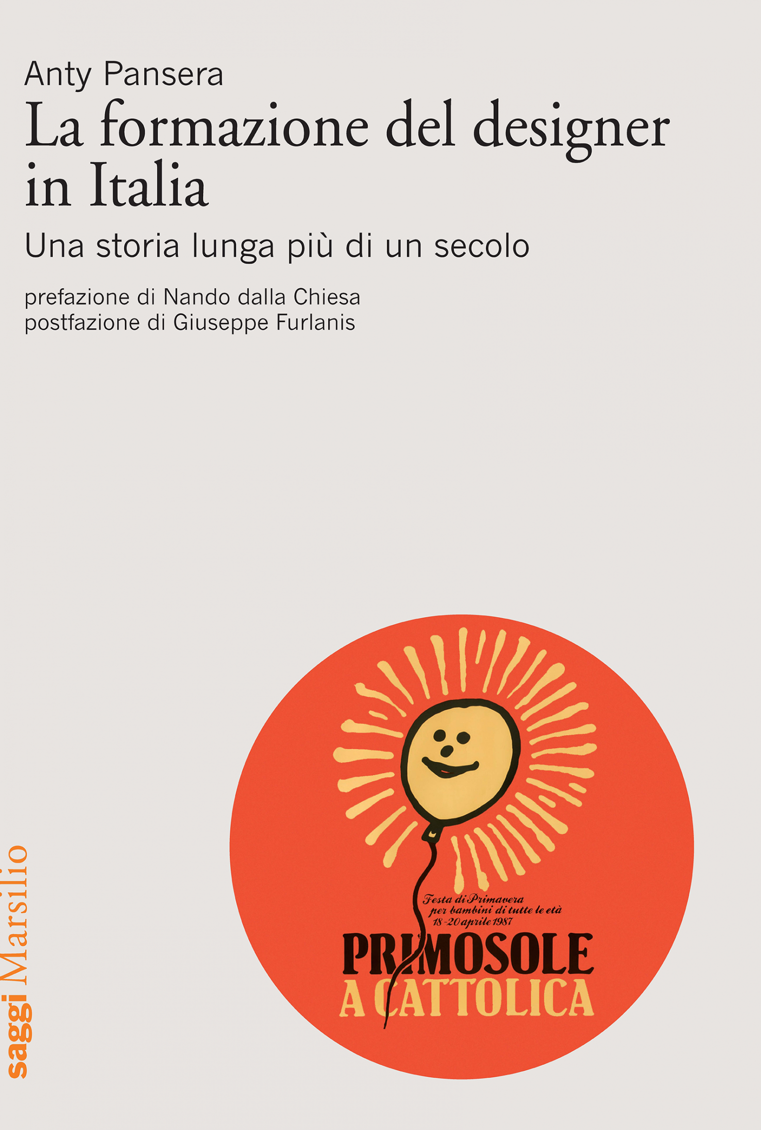Copertina del libro "La formazione del designer in Italia"