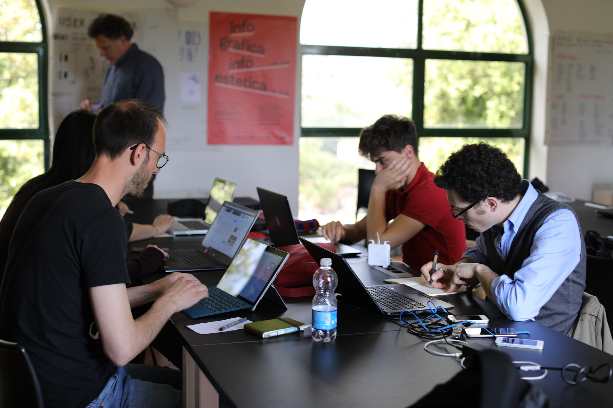 Un momento di brainstorming. ISIA Firenze. Foto: Silvia D'Imporzano