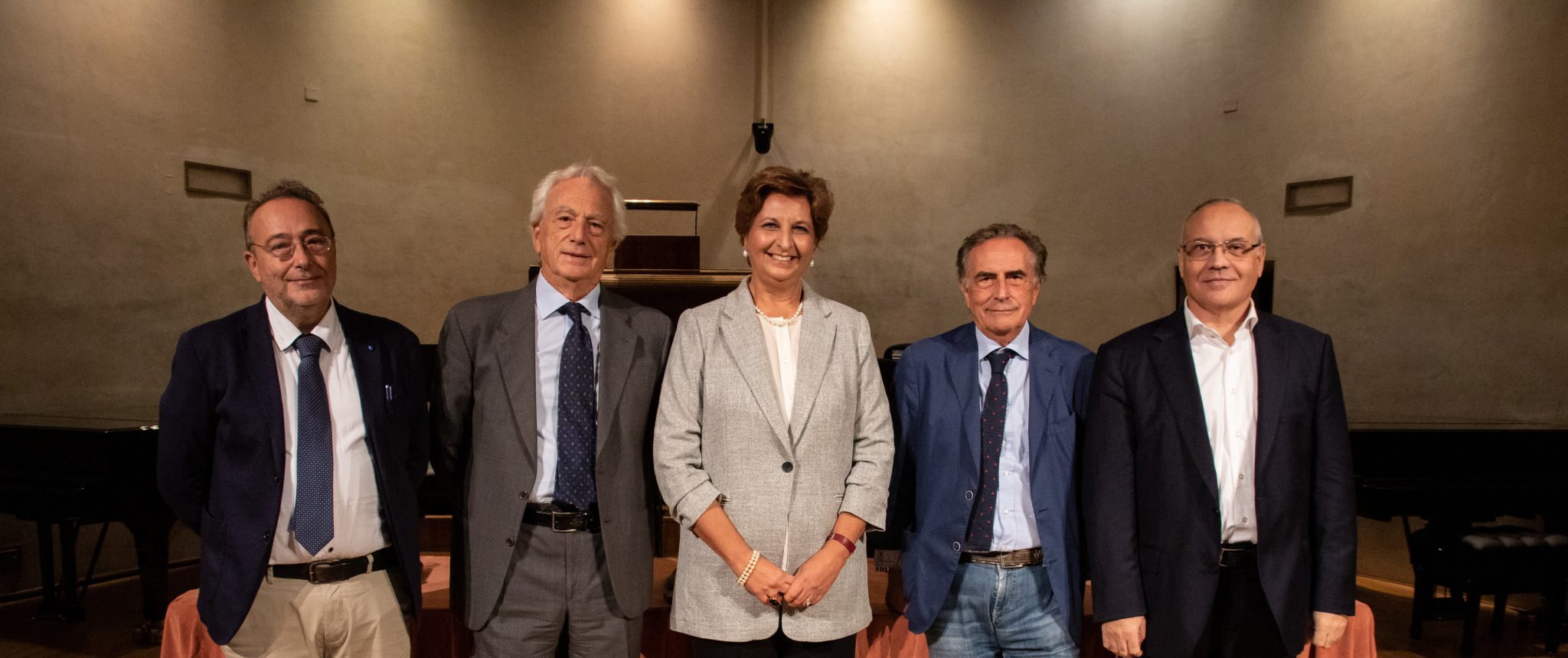 Foto durante la conferenza stampa di insediamento del presidente Rosa Di Giorgi