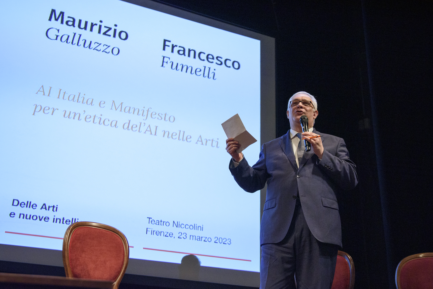 Il docente di ISIA Firenze, prof. Maurizio Galluzzo - Foto: Antonio Viscido