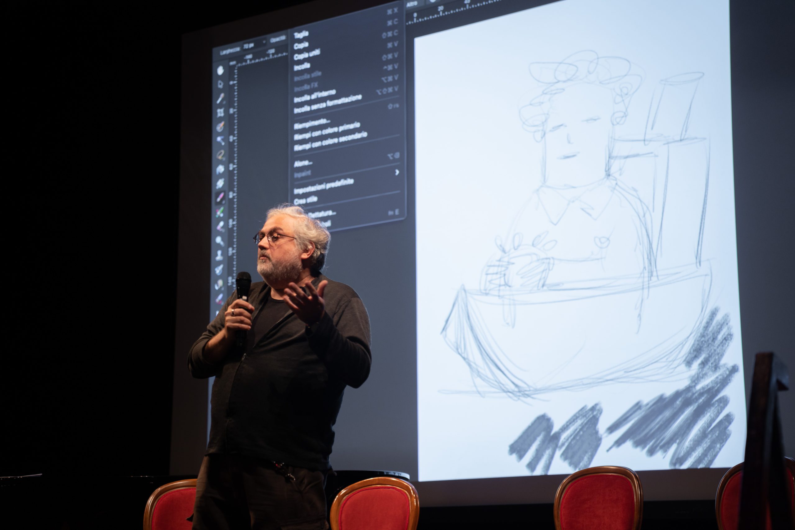 L'illustratore, dott. Athos Boncompagni - Foto: Stefan Heisu