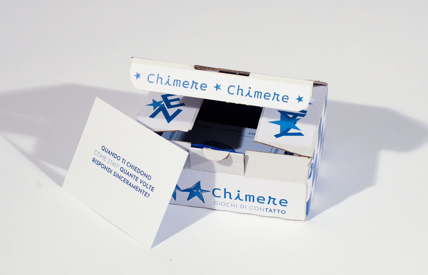 Dettaglio di alcuni materiali del progetto “Chimere - Luoghi di Con-Tatto”, ISIA Firenze