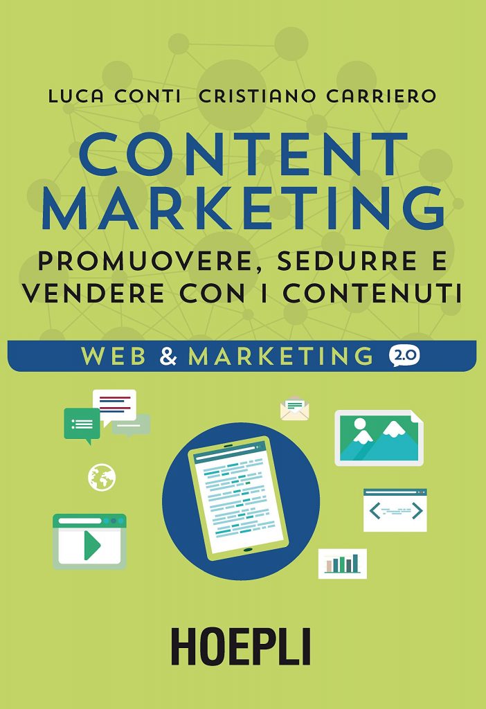 La copertina del libro “Content Marketing”