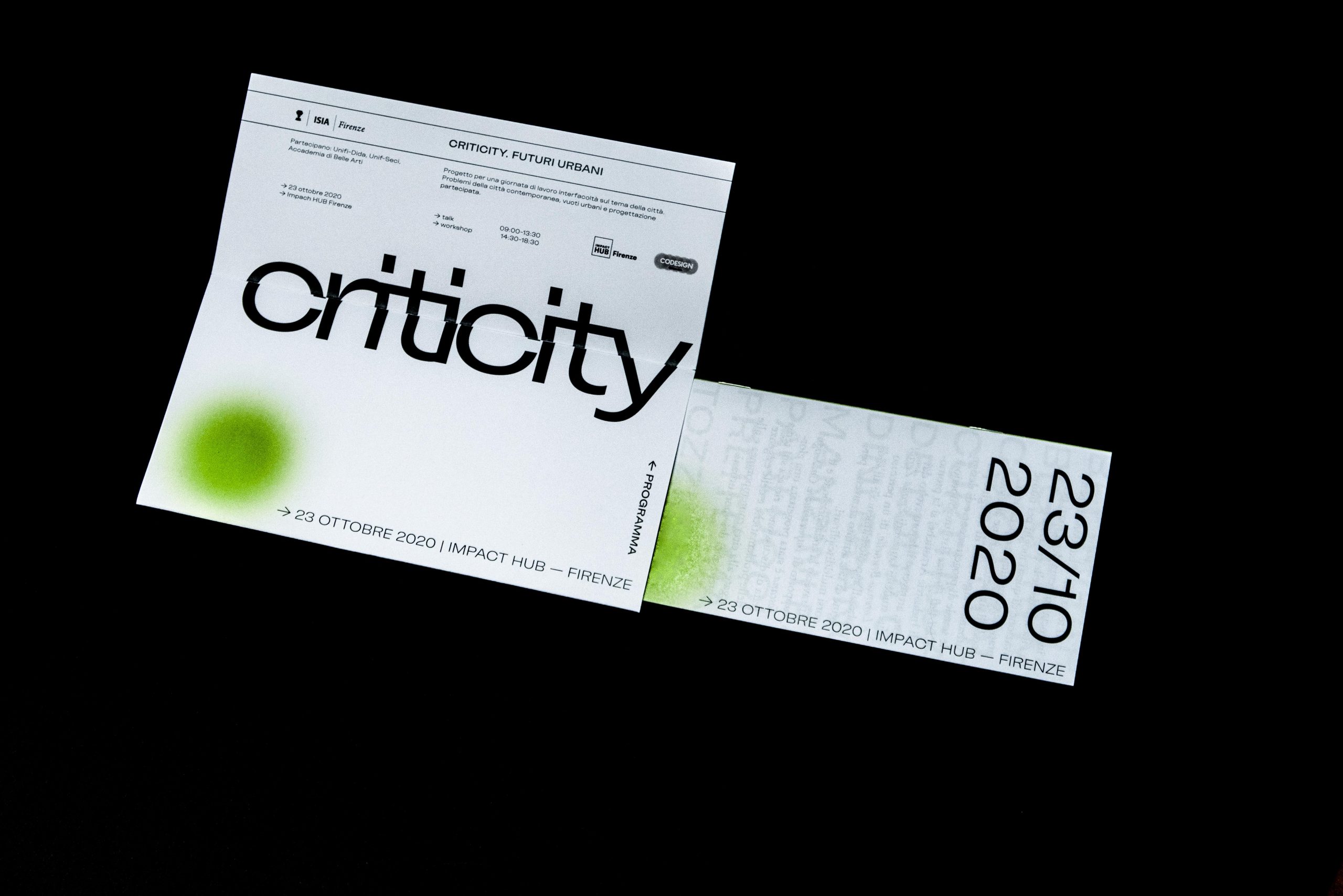 Criticity foto flyer evento