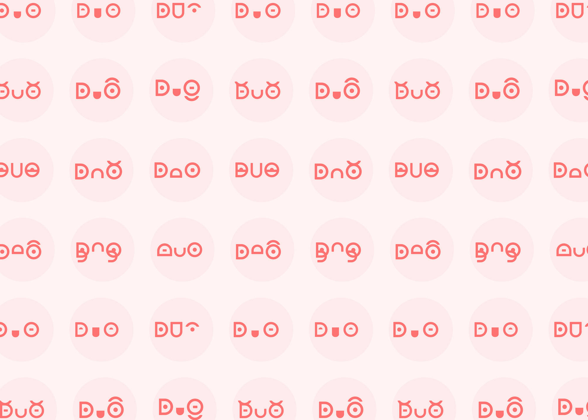 Pattern ricavato dal logo del progetto "DuoDuo"