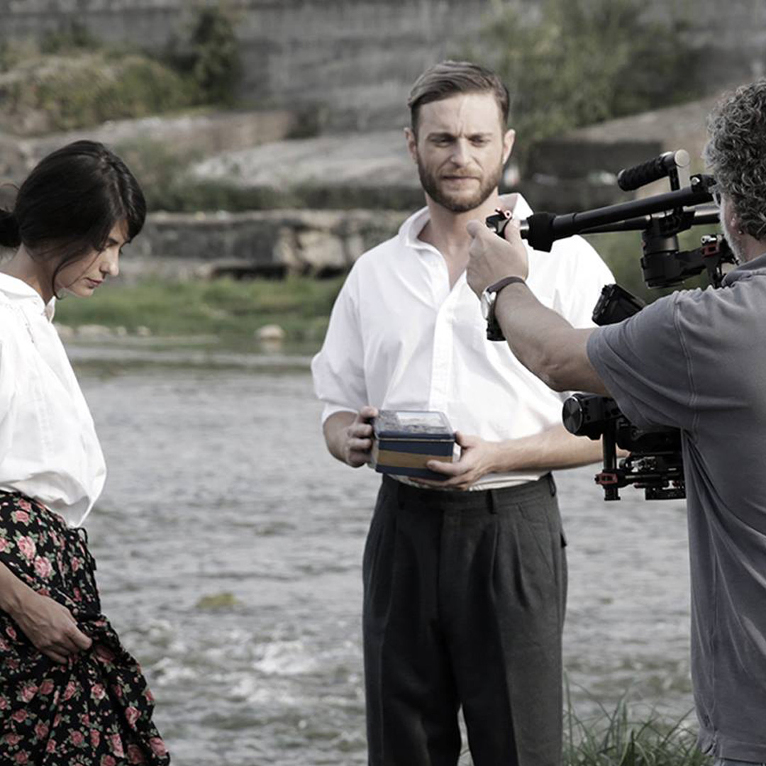 Foto dal set del progetto "Un Ponte sull'Arno"