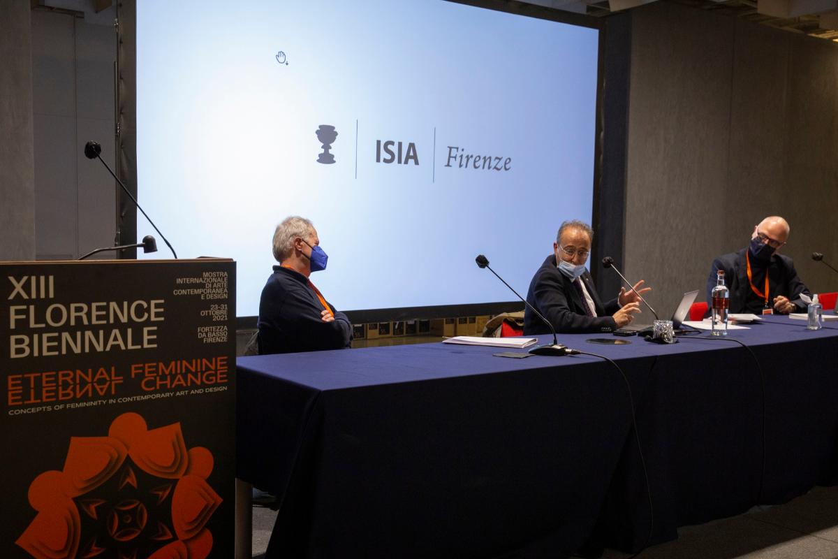 Durante la nomina di ISIA Firenze come membro onorario del MuDeTo durante la Florence Biennale 2021