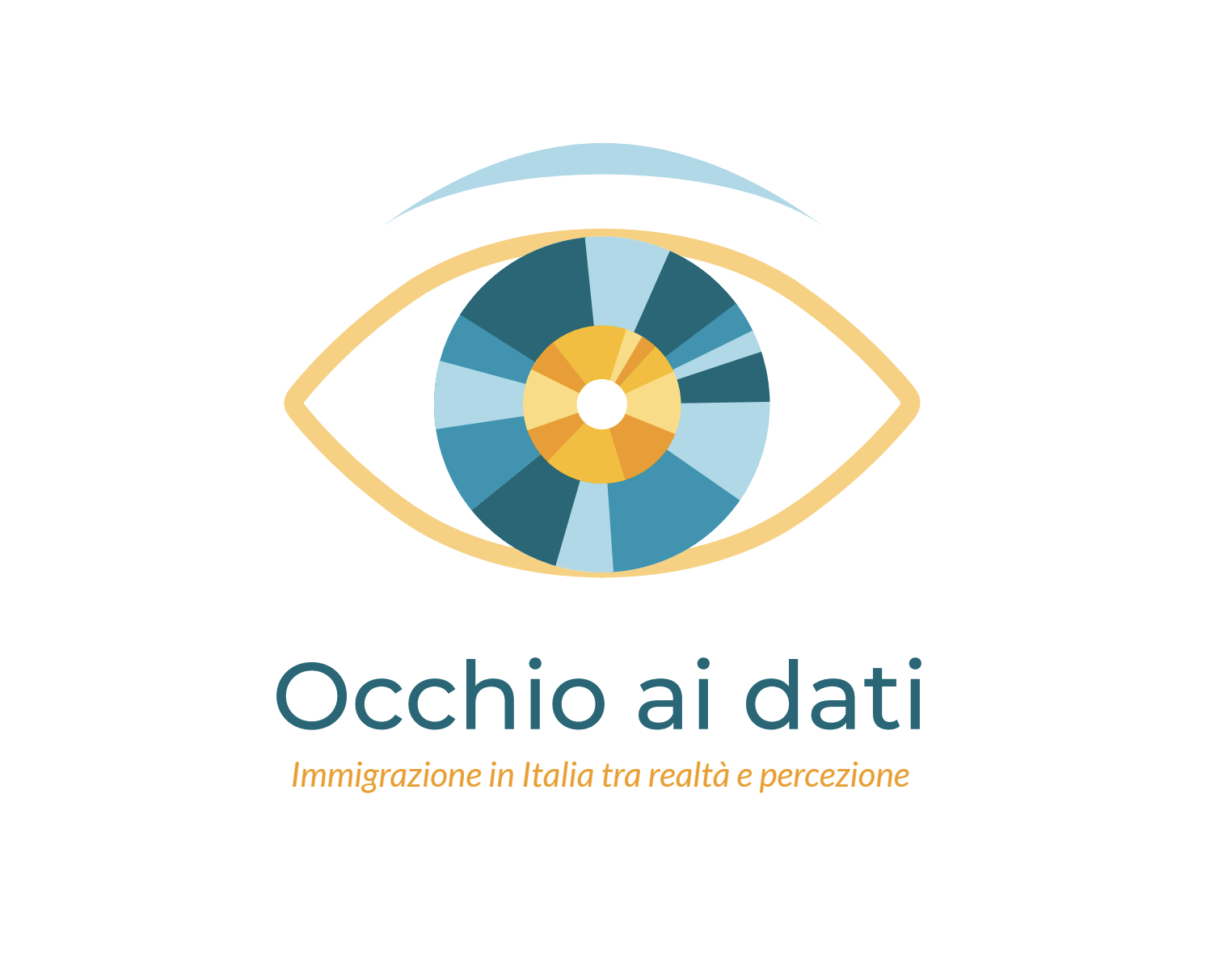 Logo campagna "Occhio ai dati" progetto La sindrome dell'assedio