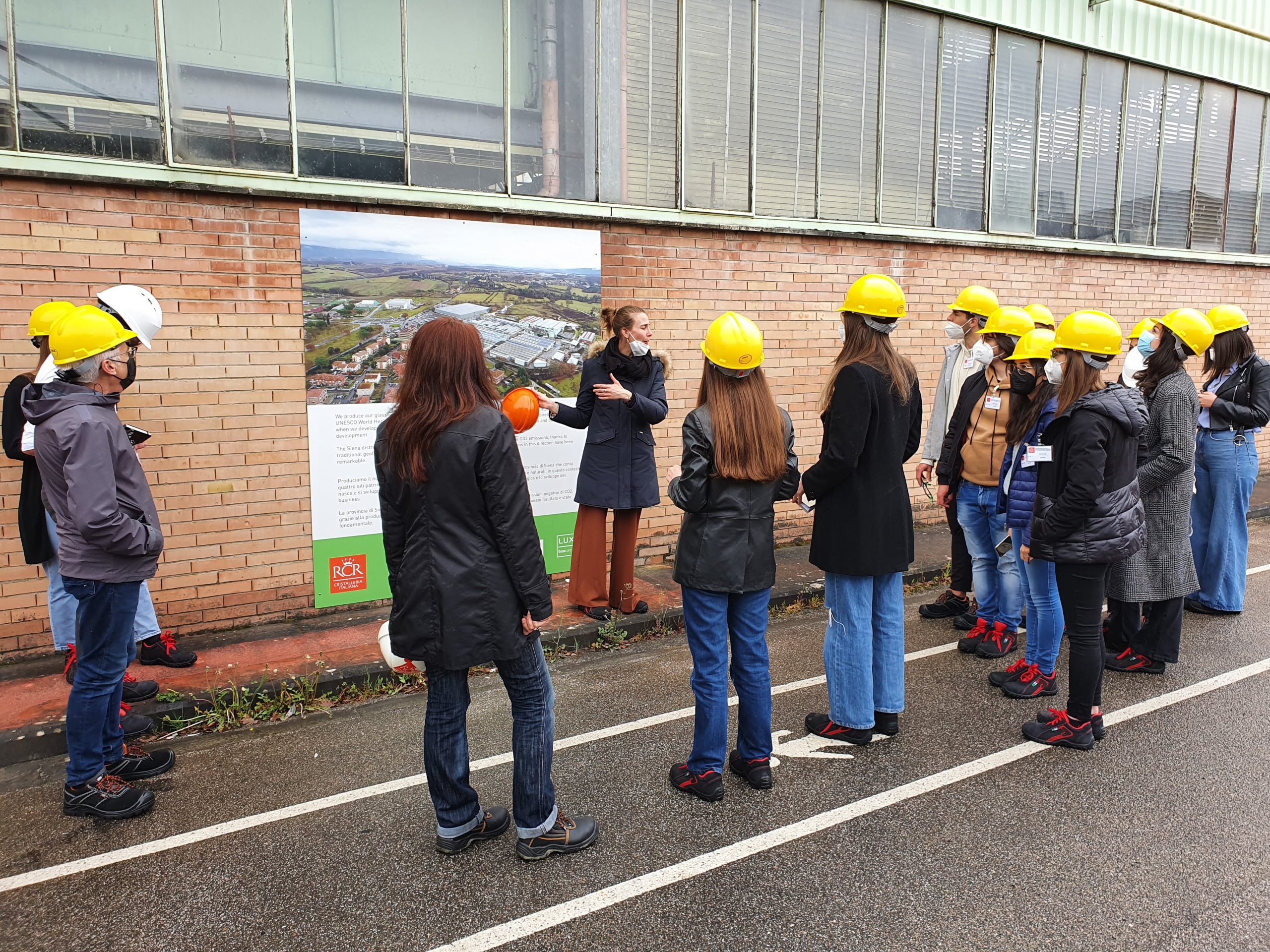 Foto scattata durante la visita all'azienda RCR, 3° corso, a.a. 2021/2022. Foto: Silvia Masetti