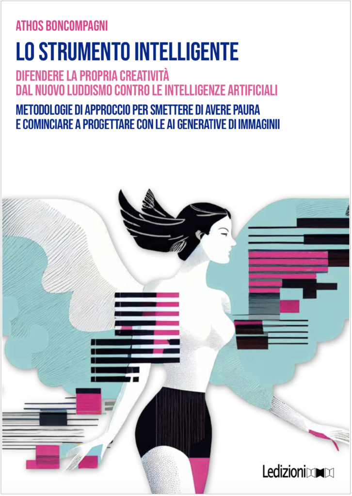 Copertina del libro "Lo strumento intelligente. Difendere la propria creatività dal nuovo luddismo contro le intelligenze artificiali"