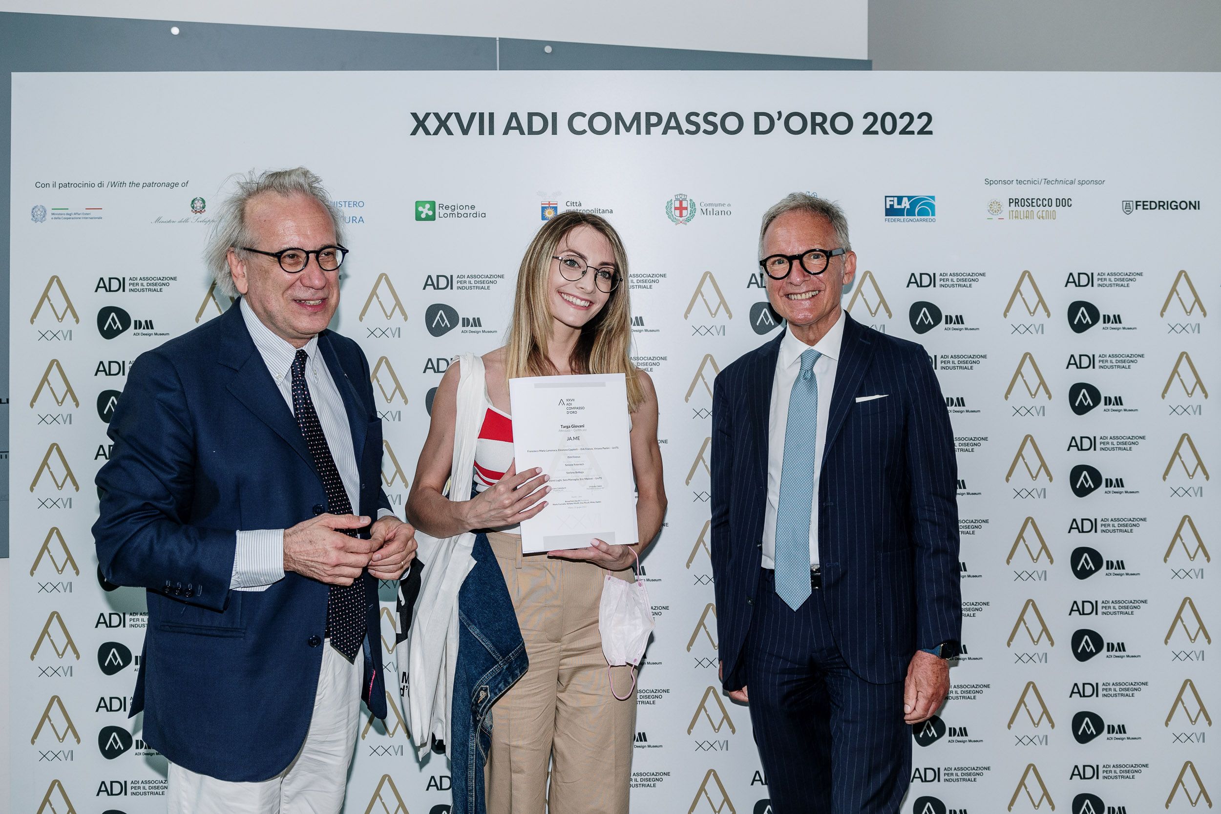 Foto premiazione Targa Giovani 2022 Eleonora Cippitelli